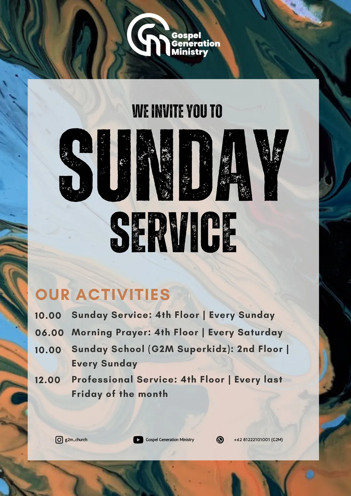 G2M Church Poster 1
